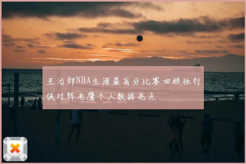 王治郅NBA生涯最高分比赛回顾独行侠对阵老鹰个人数据亮点