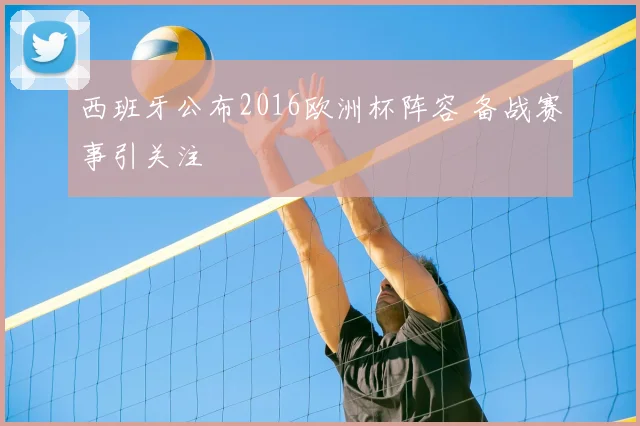 西班牙公布2016欧洲杯阵容 备战赛事引关注