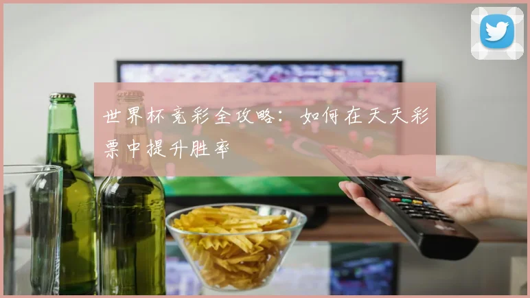 世界杯竞彩全攻略：如何在天天彩票中提升胜率